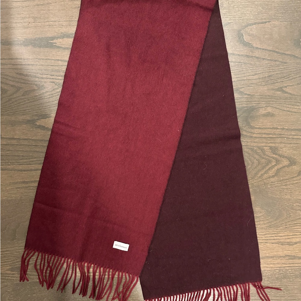 100% Cashmere Two Toned Scarf